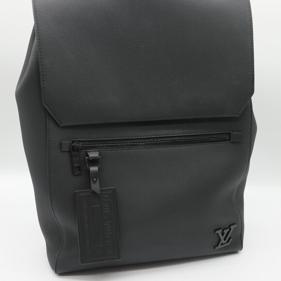 Louis Vuitton Aerogram Fastline Black Calfskin Backpack w/ Dust Bag - Picture 1 of 13